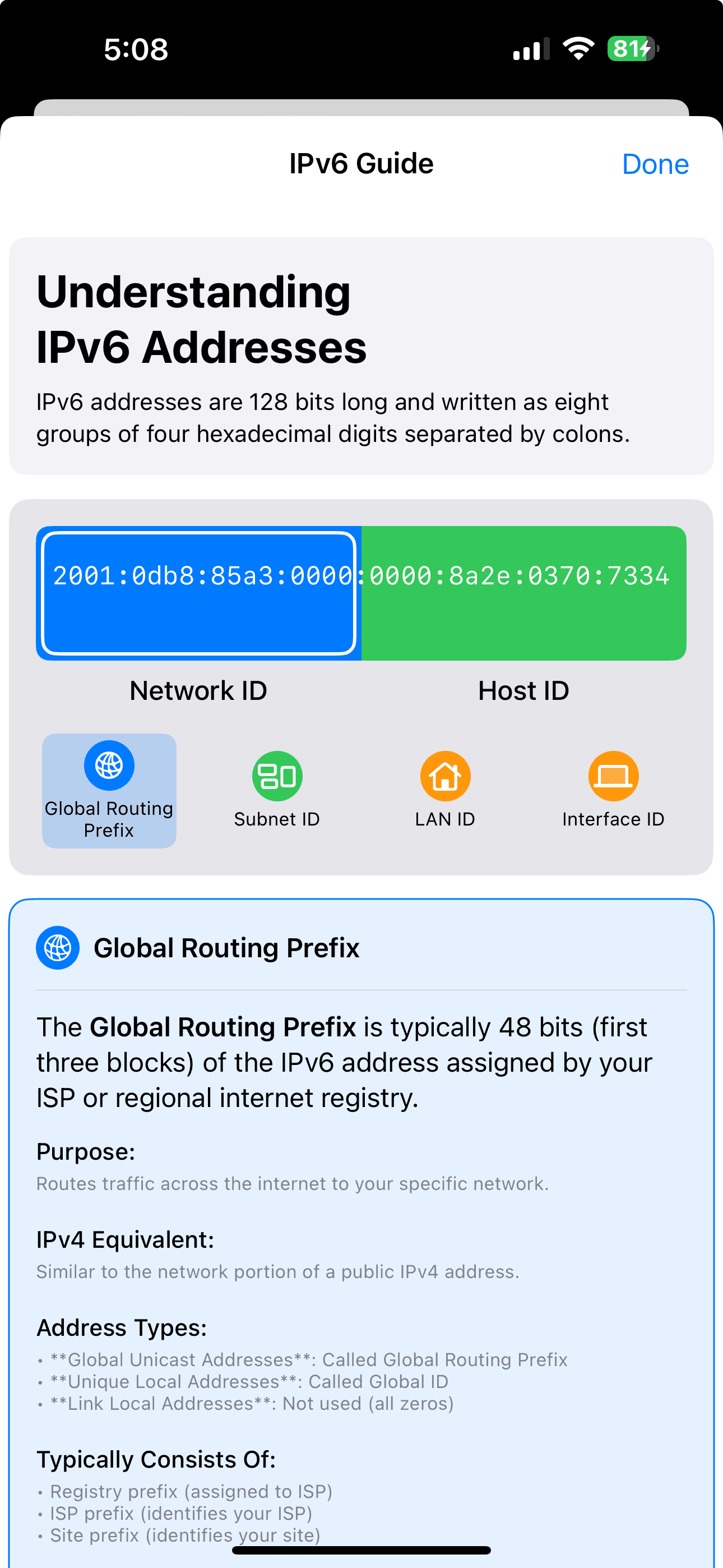 IP Workbench IPv6 Education